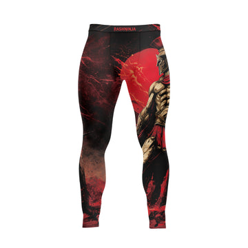 Rashninja Spartan Red Crest Men's Spats