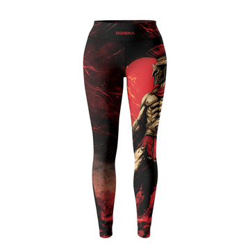 Rashninja Spartan Red Crest Women's Leggings