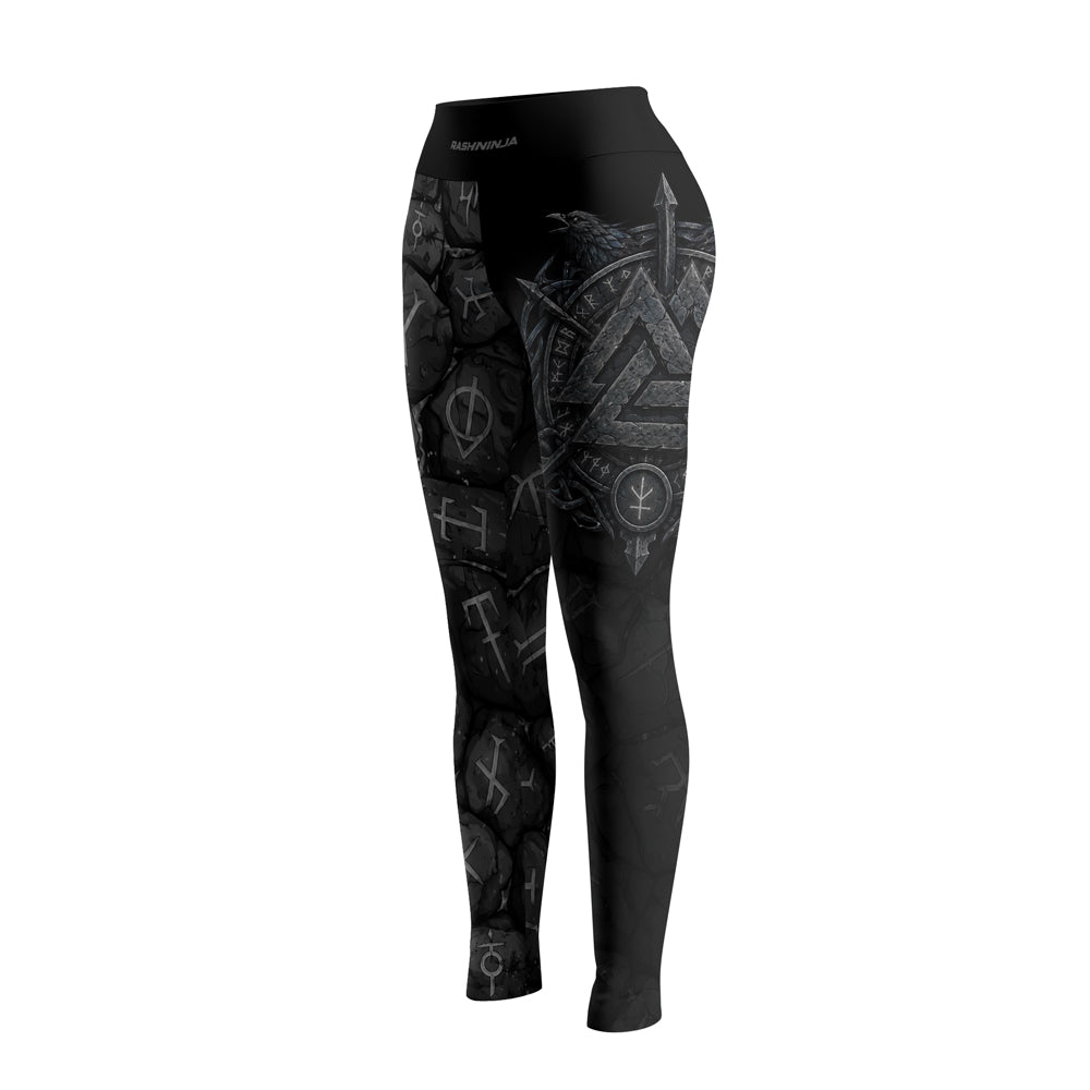 Rashninja Viking Raven Vegvisir Women's Leggings