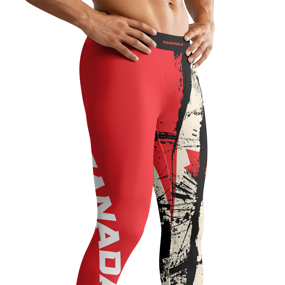 Rashninja Patriot Canada Flag Men's Spats