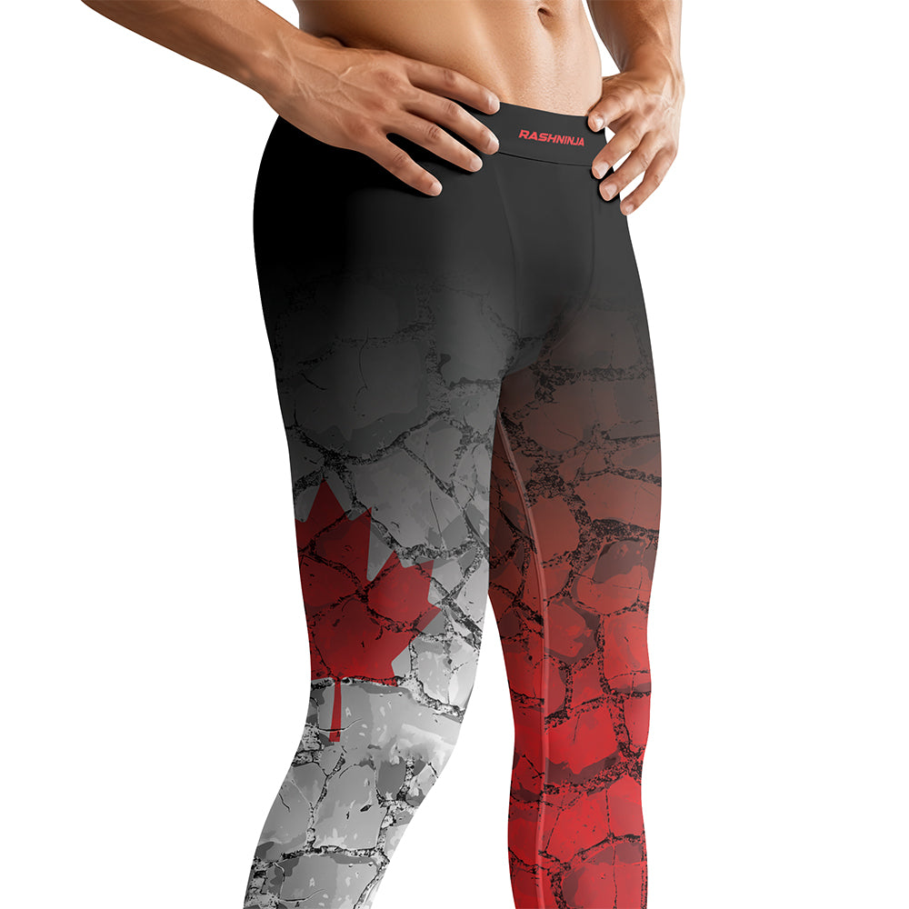 Rashninja Patriot Canada Flag Men's Spats