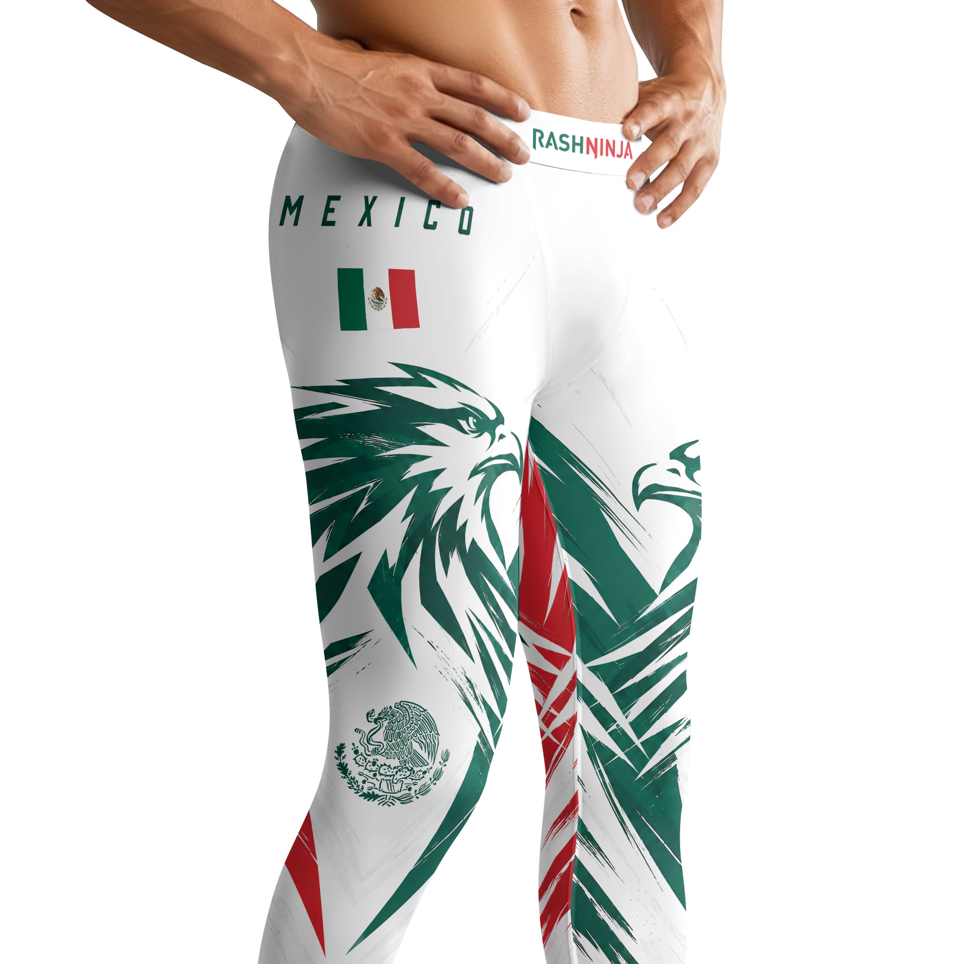 Rashninja Patriot Mexico Flag Men's Spats