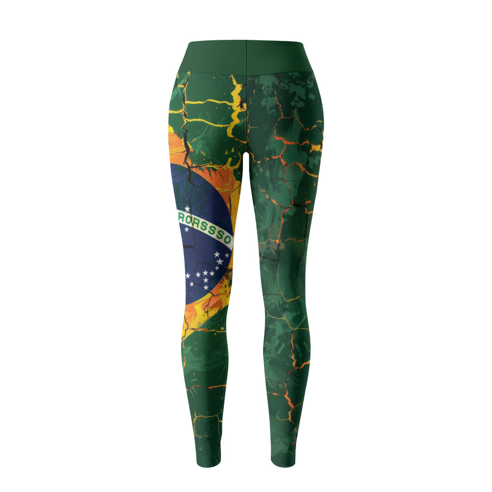 Rashninja Patriot Brazil Flag Women's Leggings