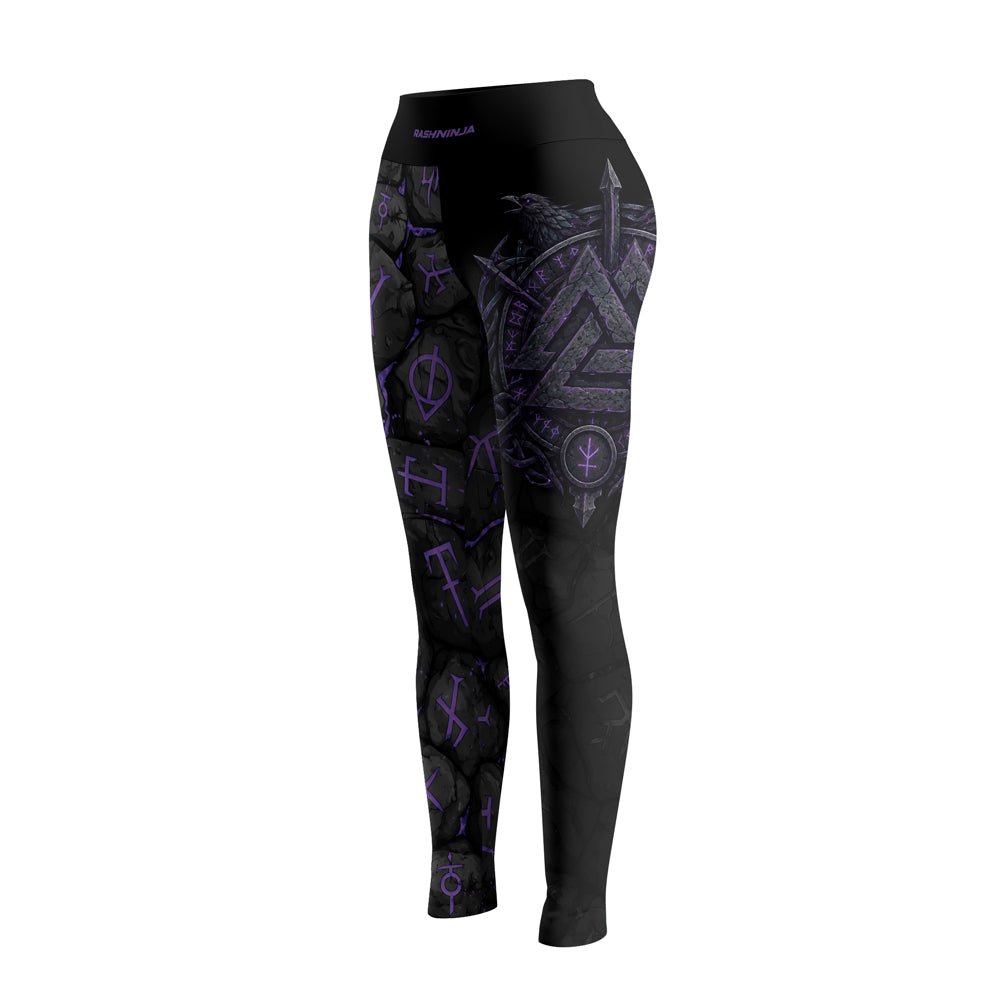 Rashninja Viking Raven Vegvisir Women's Leggings