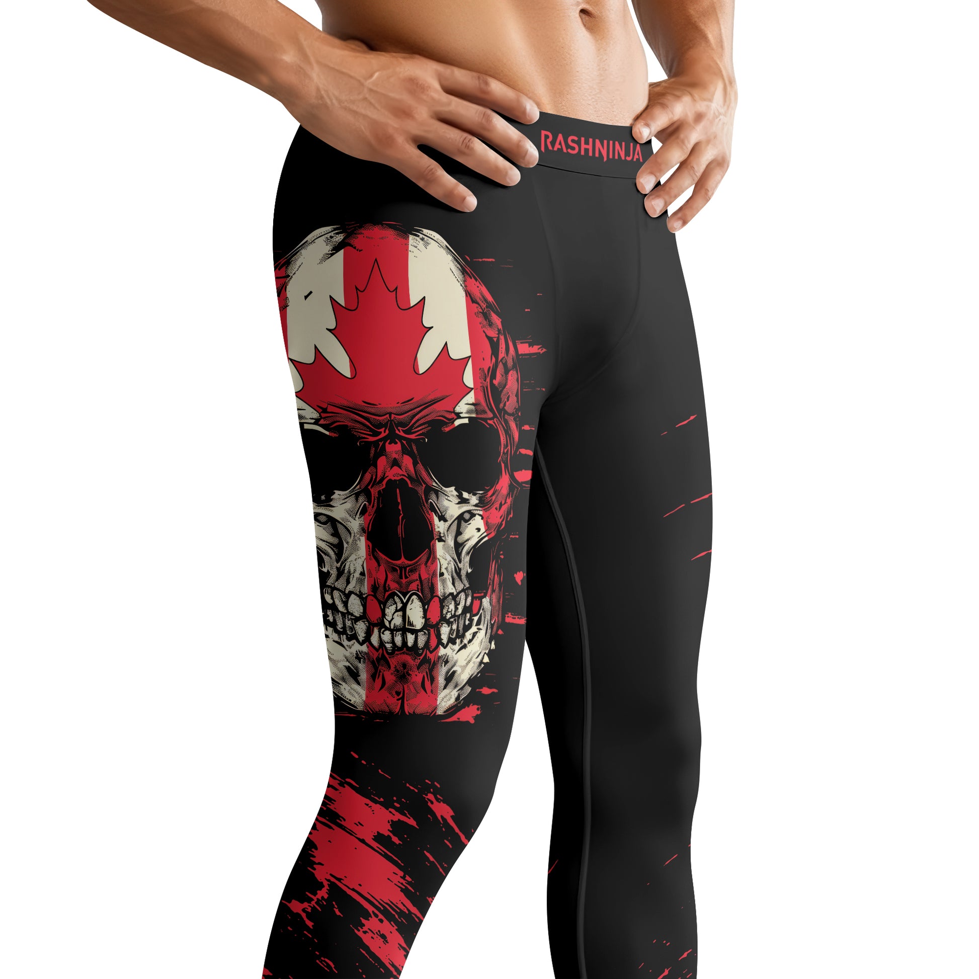 Rashninja Patriot Canada Flag Men's Spats