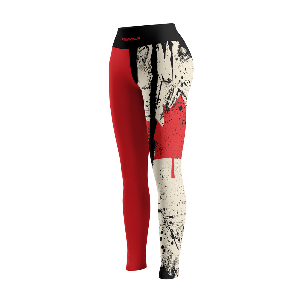Rashninja Patriot Canada Flag Women's Leggings
