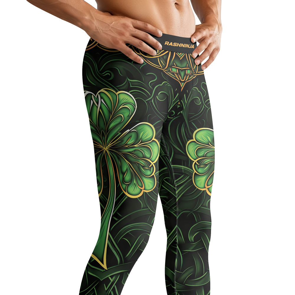 Rashninja Irish Celtic Clover Men's Spats – St. Patrick's Day Edition