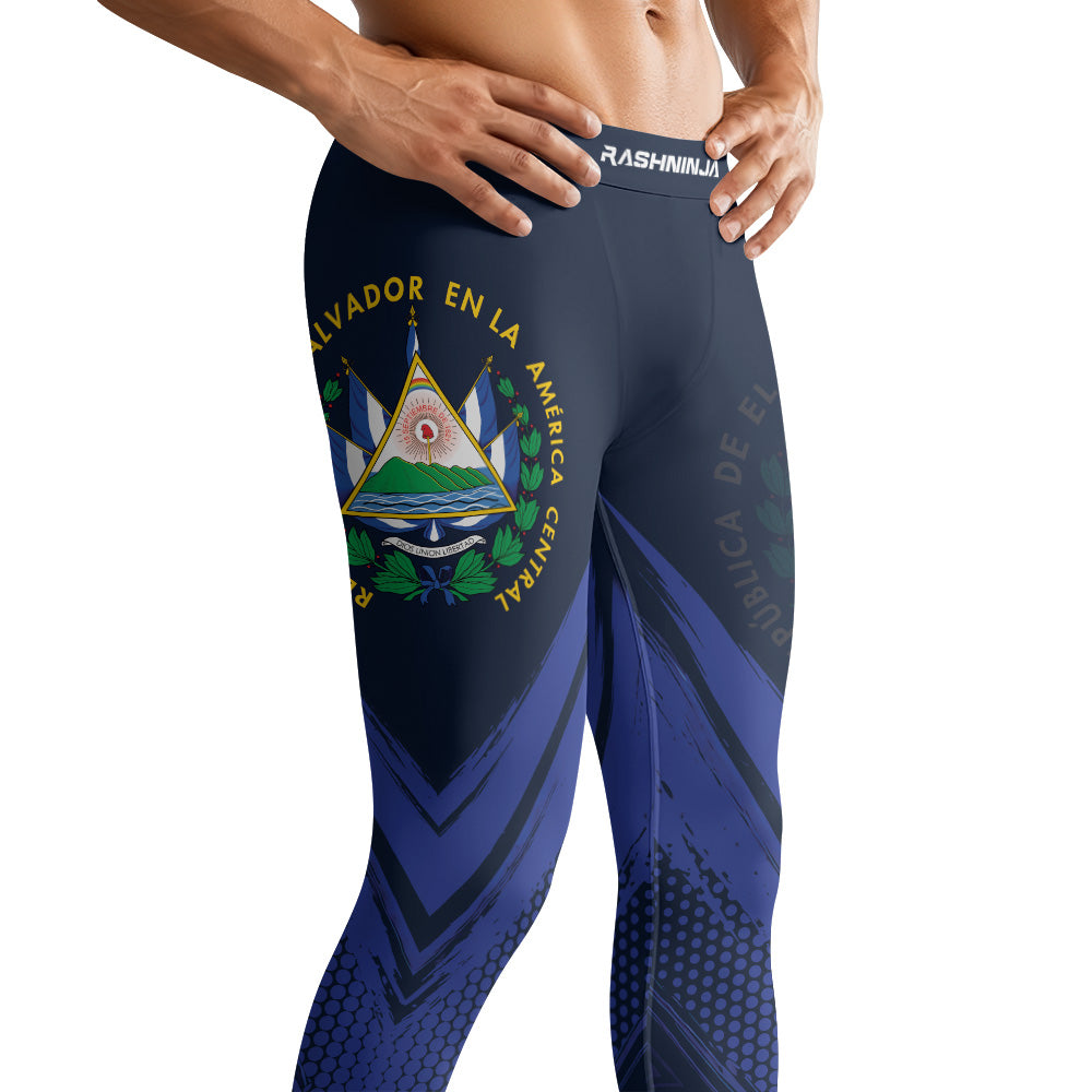 Rashninja Patriot El Salvador Flag Men's Spats