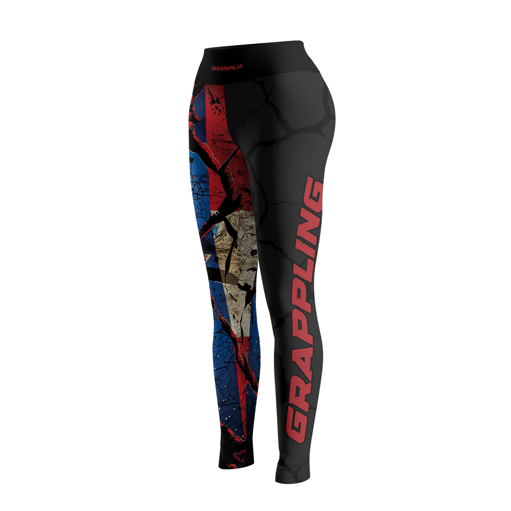 Rashninja Patriot Puerto Rico Flag Women's Leggings