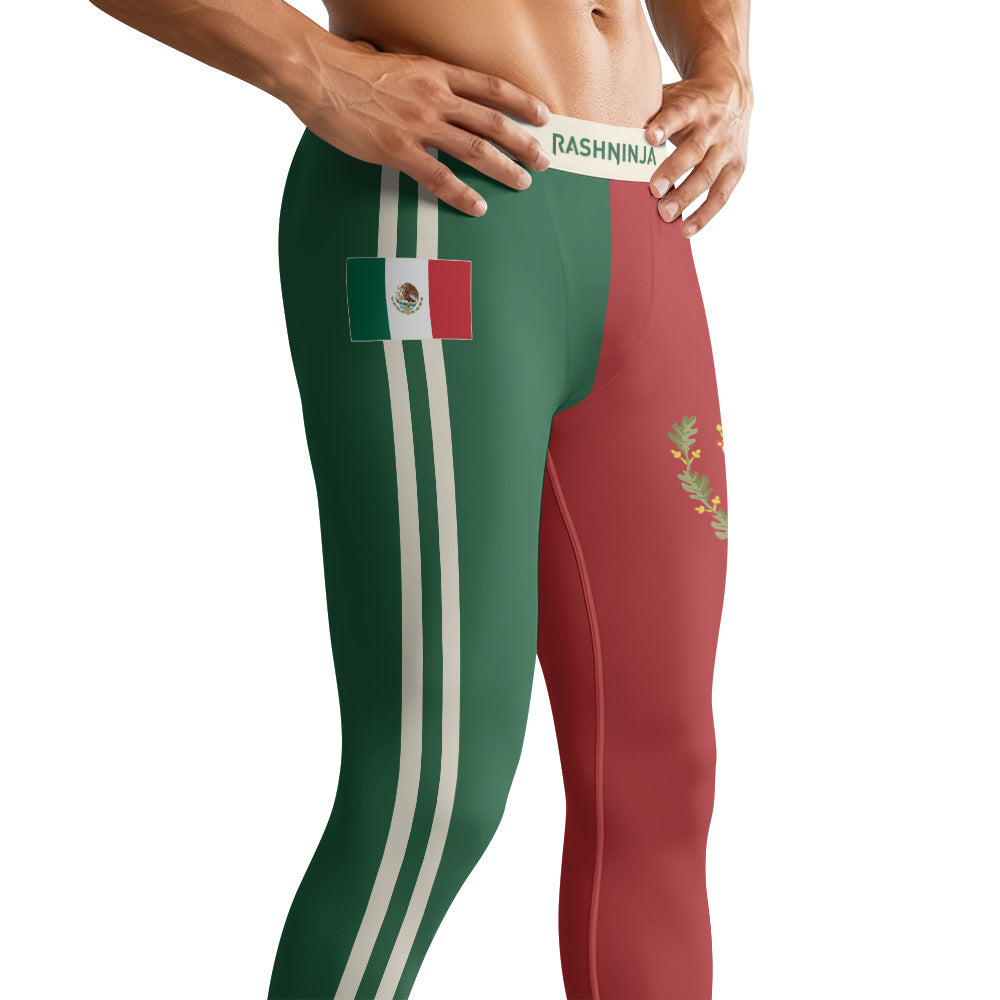 Rashninja Patriot Mexico Flag Men's Spats