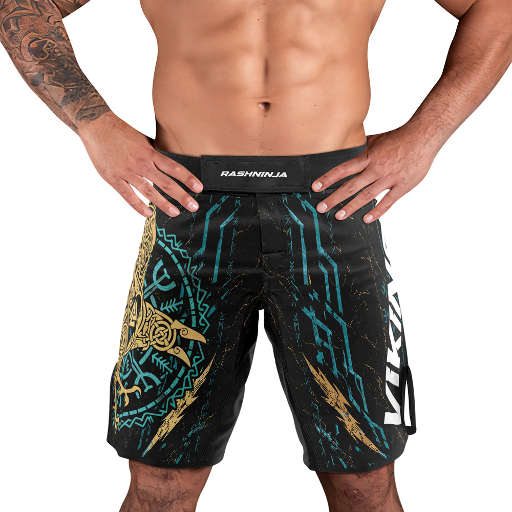 Rashninja Viking Raven Men's Fight Shorts
