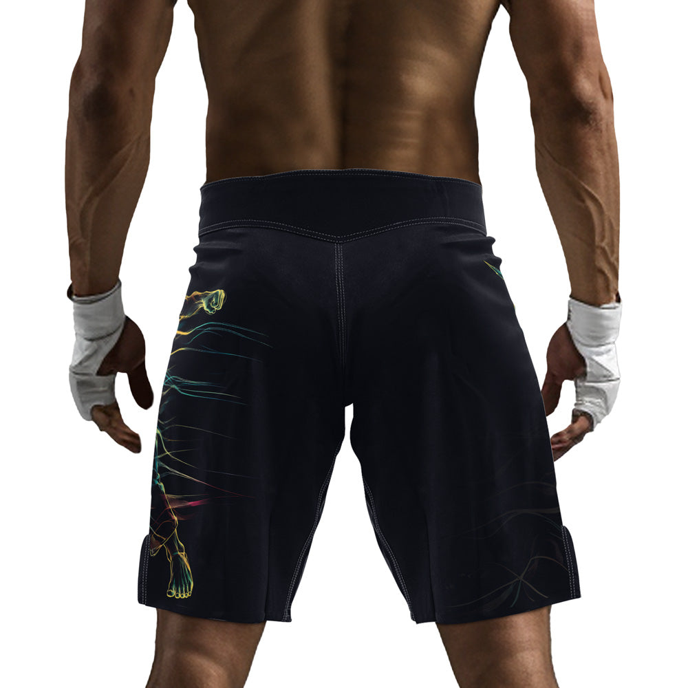 Rashninja Cyber Energy Fighter Men's Fight Shorts