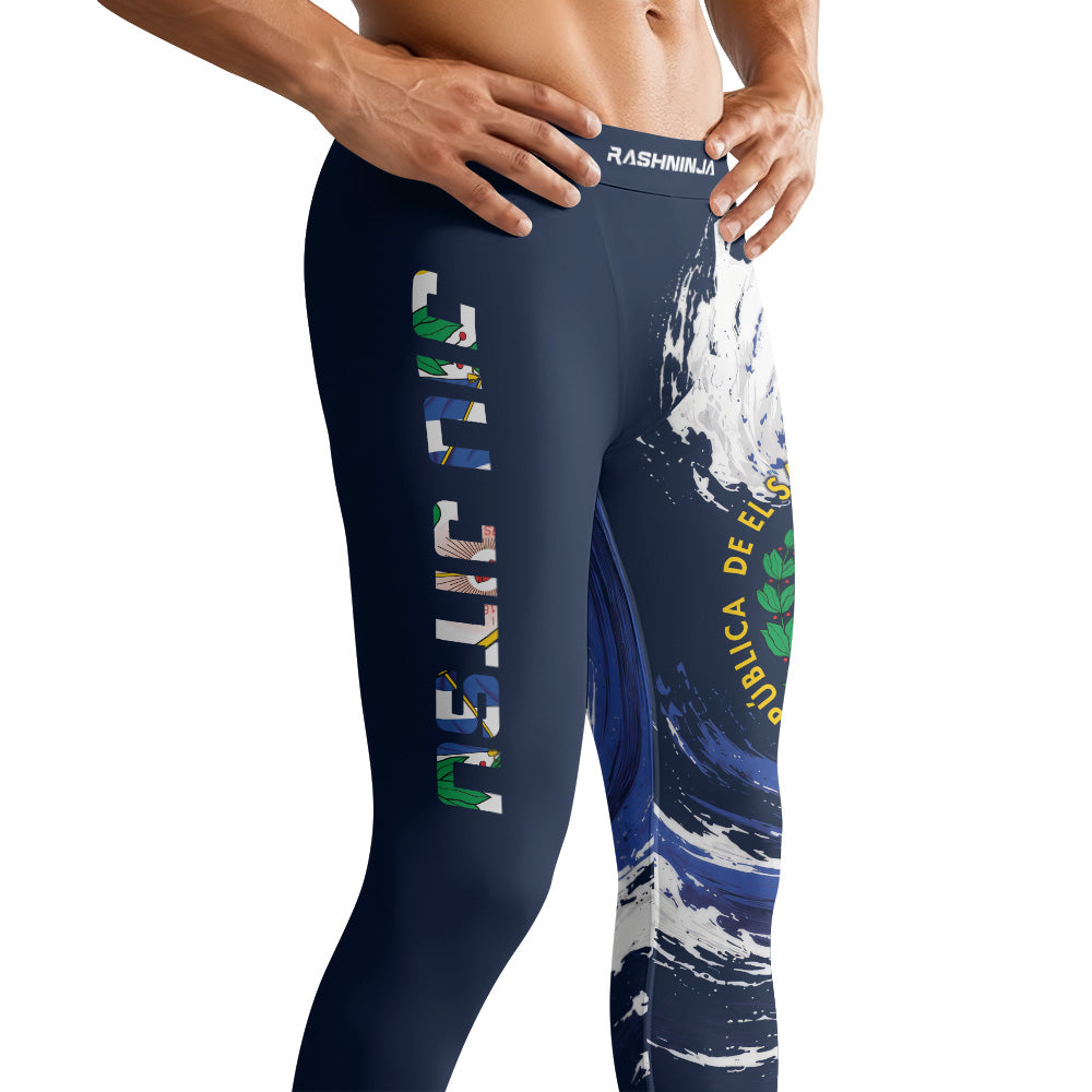 Rashninja Patriot El Salvador Flag Men's Spats
