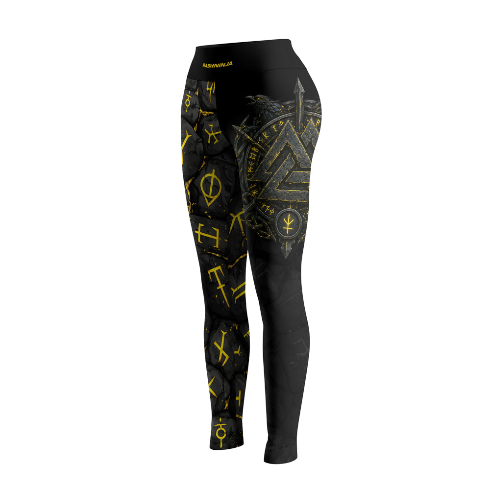 Rashninja Viking Raven Vegvisir Women's Leggings