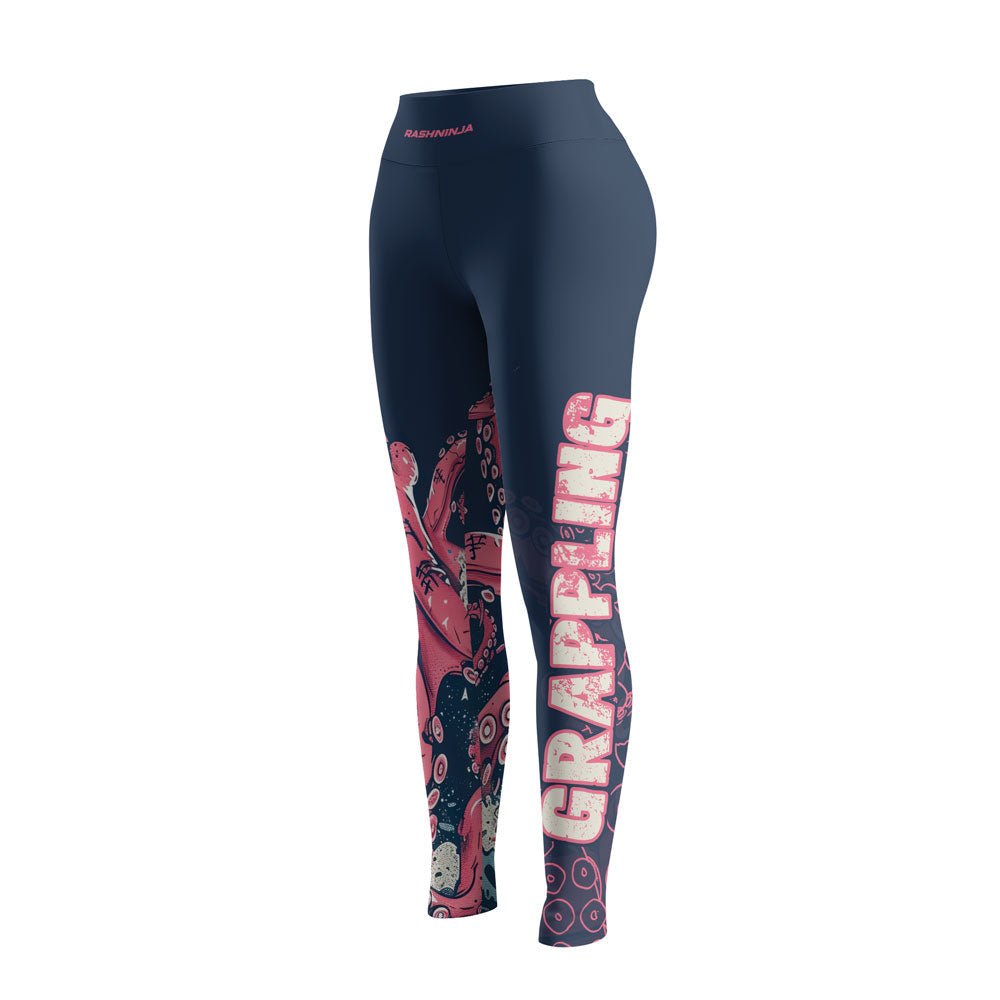 Rashninja Octopus Pink Kraken Women's Leggings