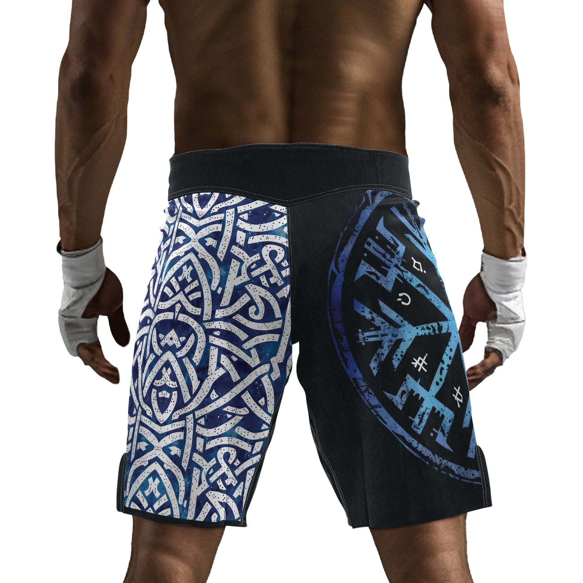Rashninja Viking Helm of Awe Men's Fight Shorts