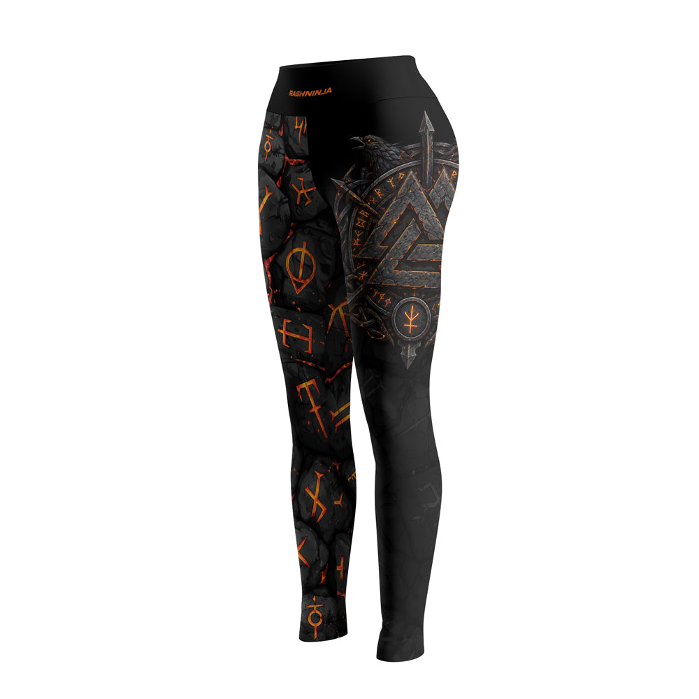 Rashninja Viking Raven Vegvisir Women's Leggings