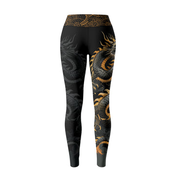Rashninja Dragon Gold Majesty Women's Leggings