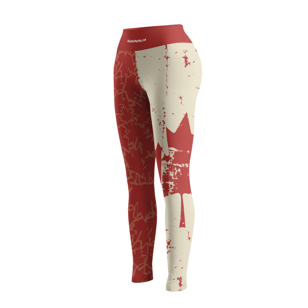 Rashninja Patriot Canada Flag Women's Leggings