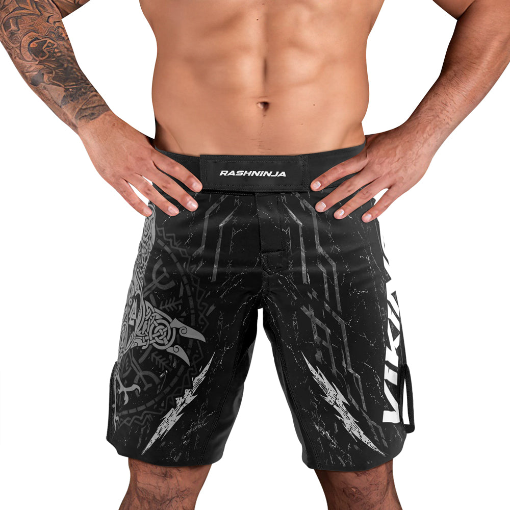 Rashninja Viking Raven Men's Fight Shorts
