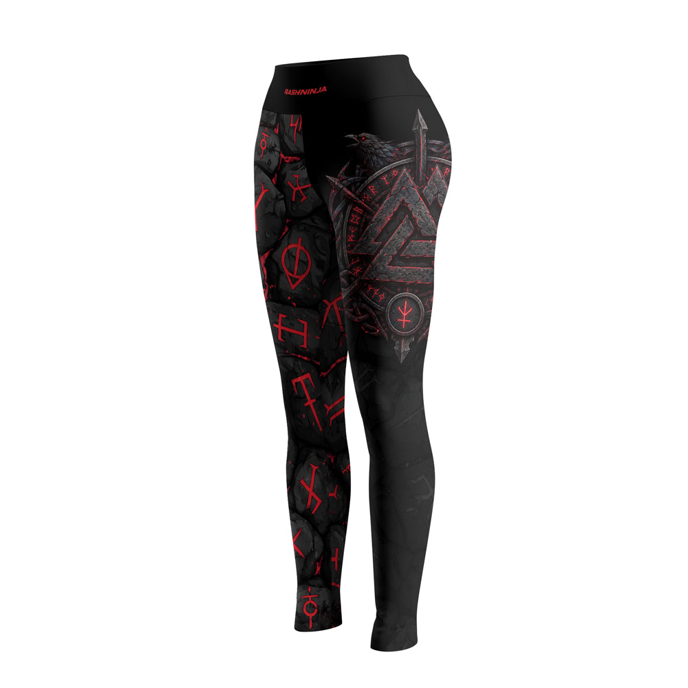 Rashninja Viking Raven Vegvisir Women's Leggings