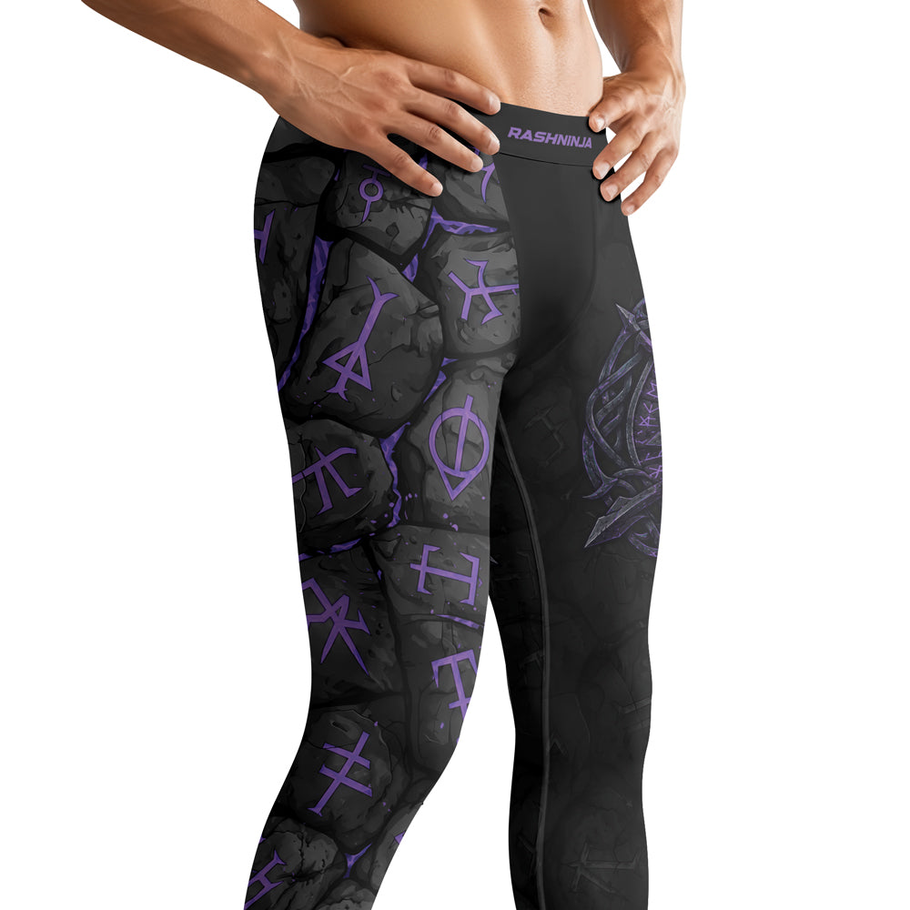 Rashninja Viking Raven Vegvisir Men's Spats