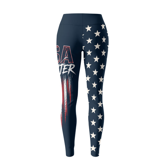 Rashninja USA Fighter Skull Women's Leggings