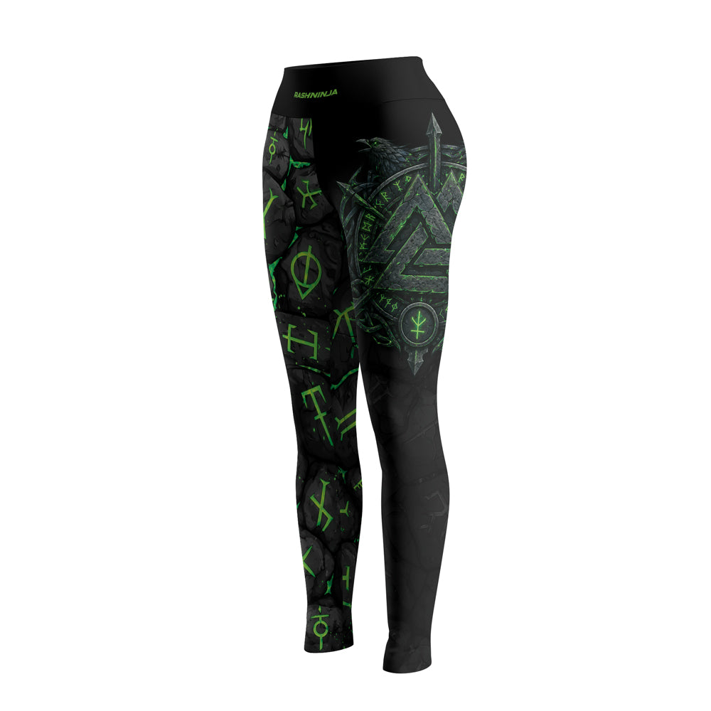 Rashninja Viking Raven Vegvisir Women's Leggings