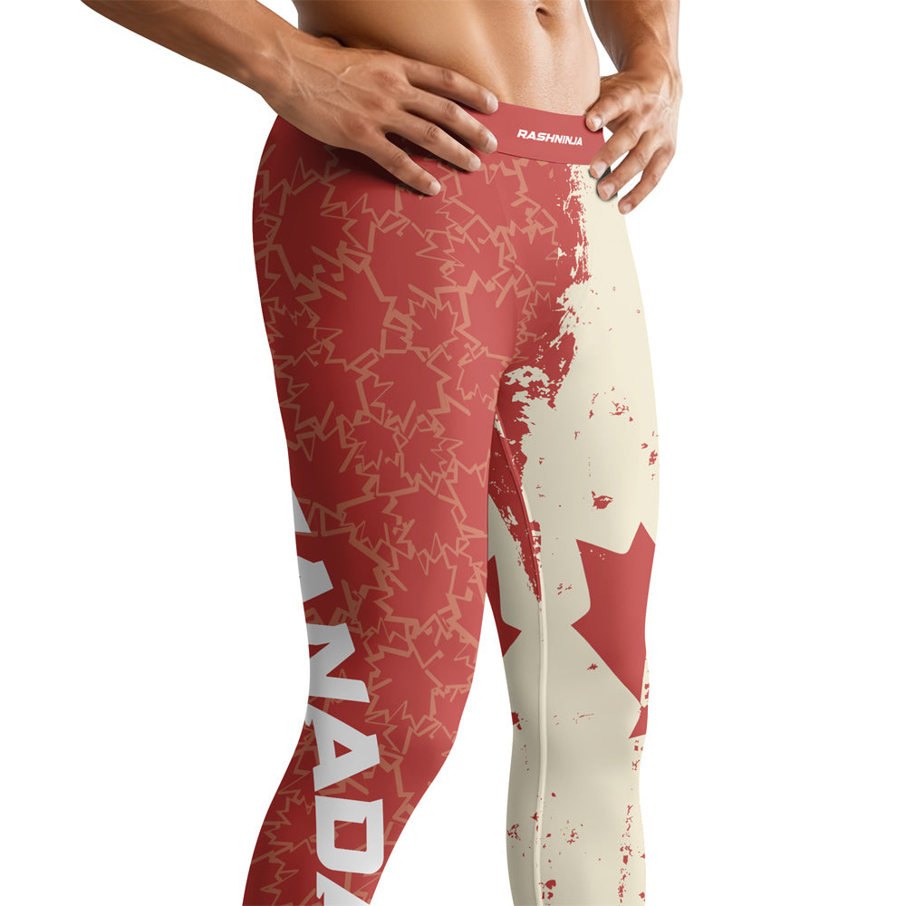 Rashninja Patriot Canada Flag Men's Spats