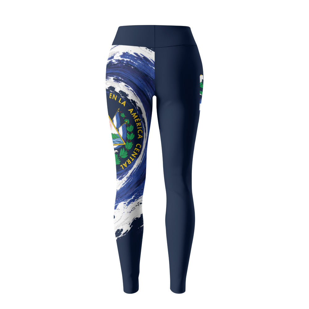 Rashninja Patriot El Salvador Flag Women's Leggings