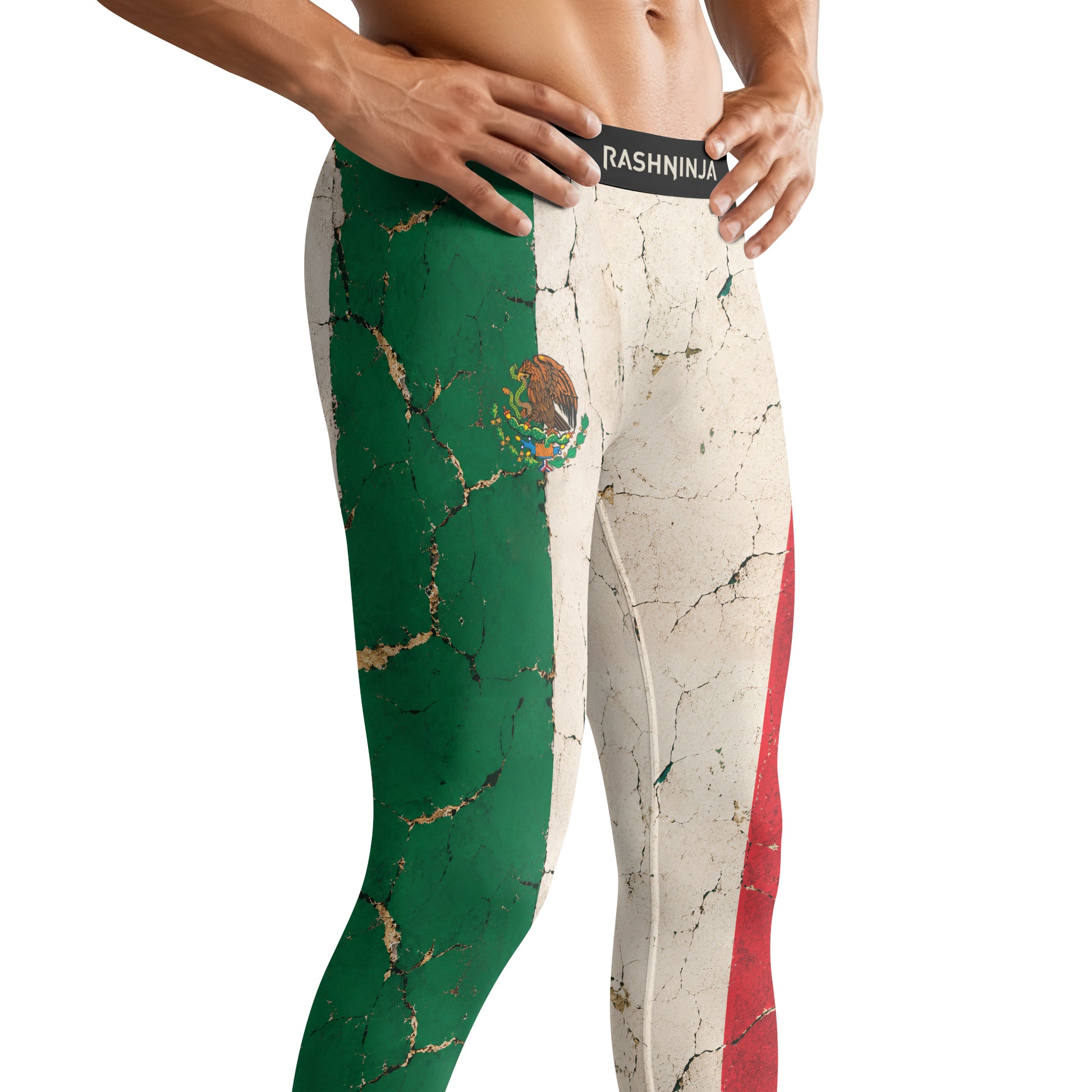 Rashninja Patriot Mexico Flag Men's Spats