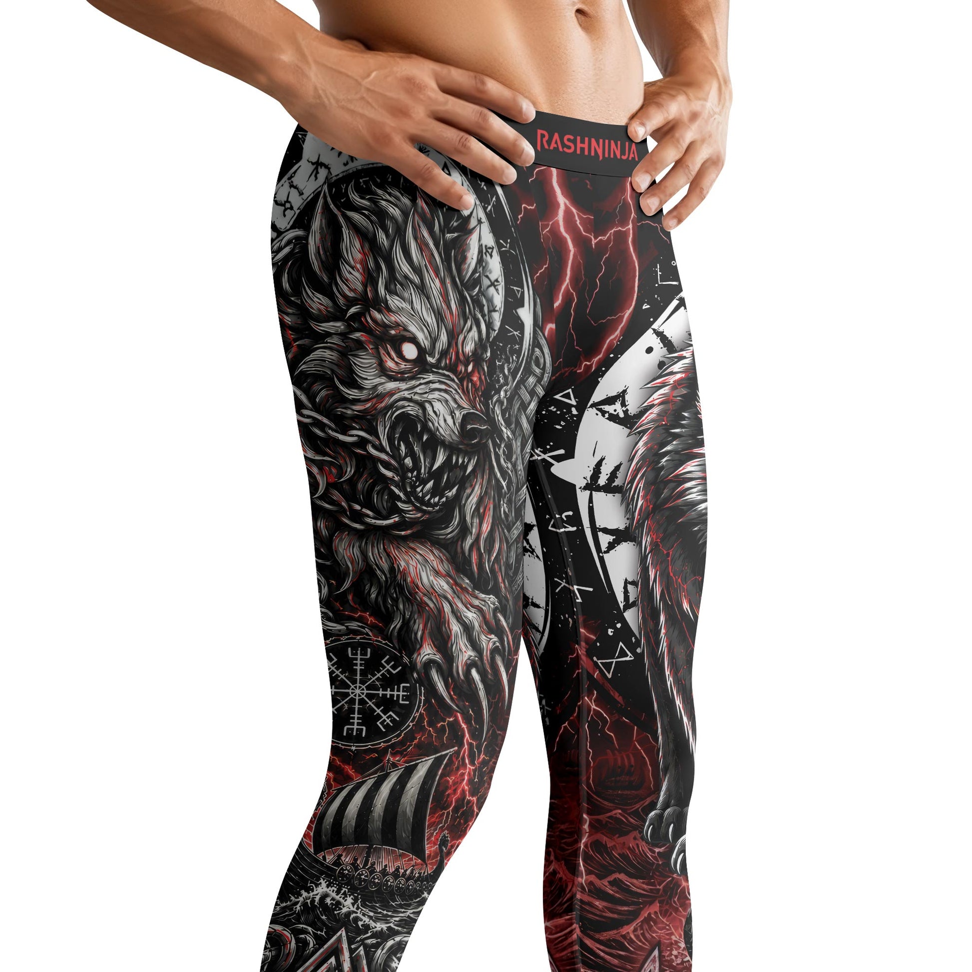 Rashninja Blood Fenrir Wolf Men's Spats