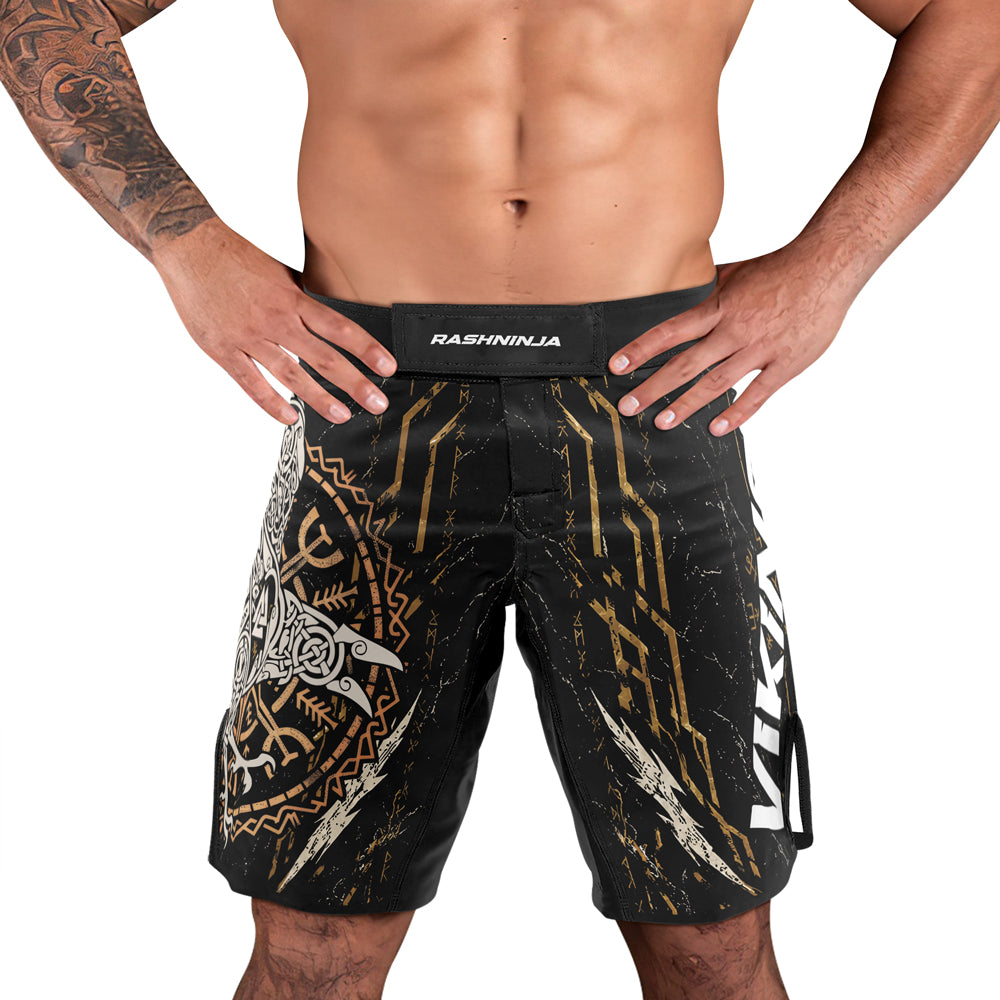 Rashninja Viking Raven Men's Fight Shorts