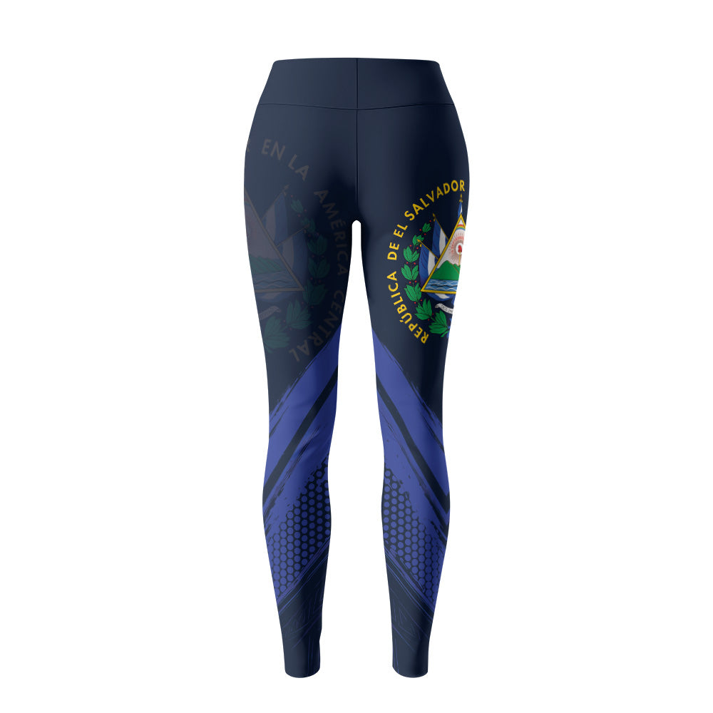 Rashninja Patriot El Salvador Flag Women's Leggings