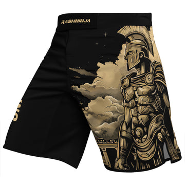 Rashninja Spartan Night Temple Men's Fight Shorts