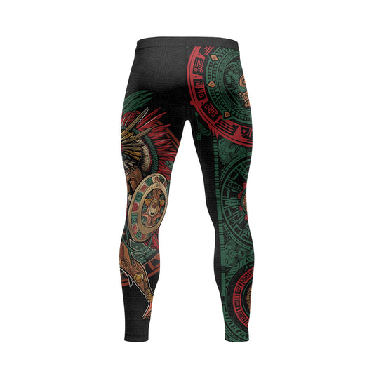 Rashninja Aztec Warrior Red Feather Men's Spats