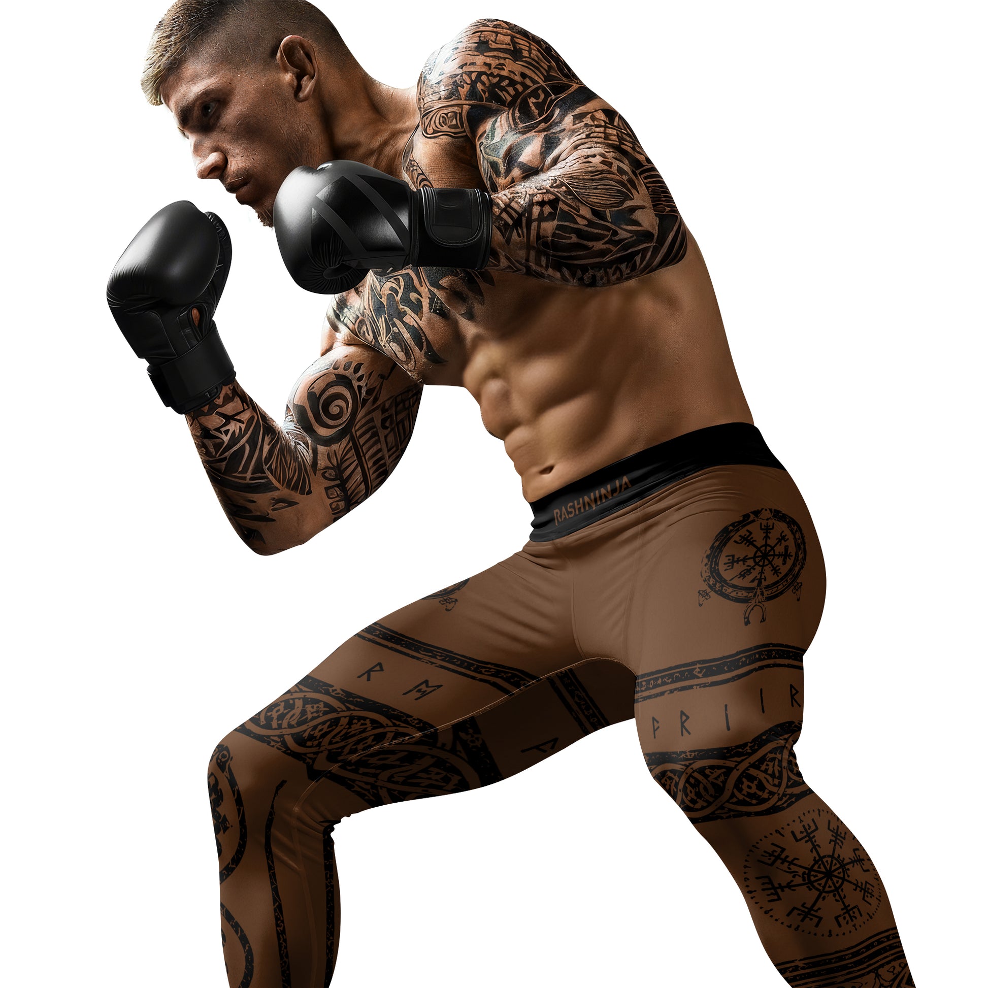Rashninja Yggdrasil Bear Viking Men's Spats