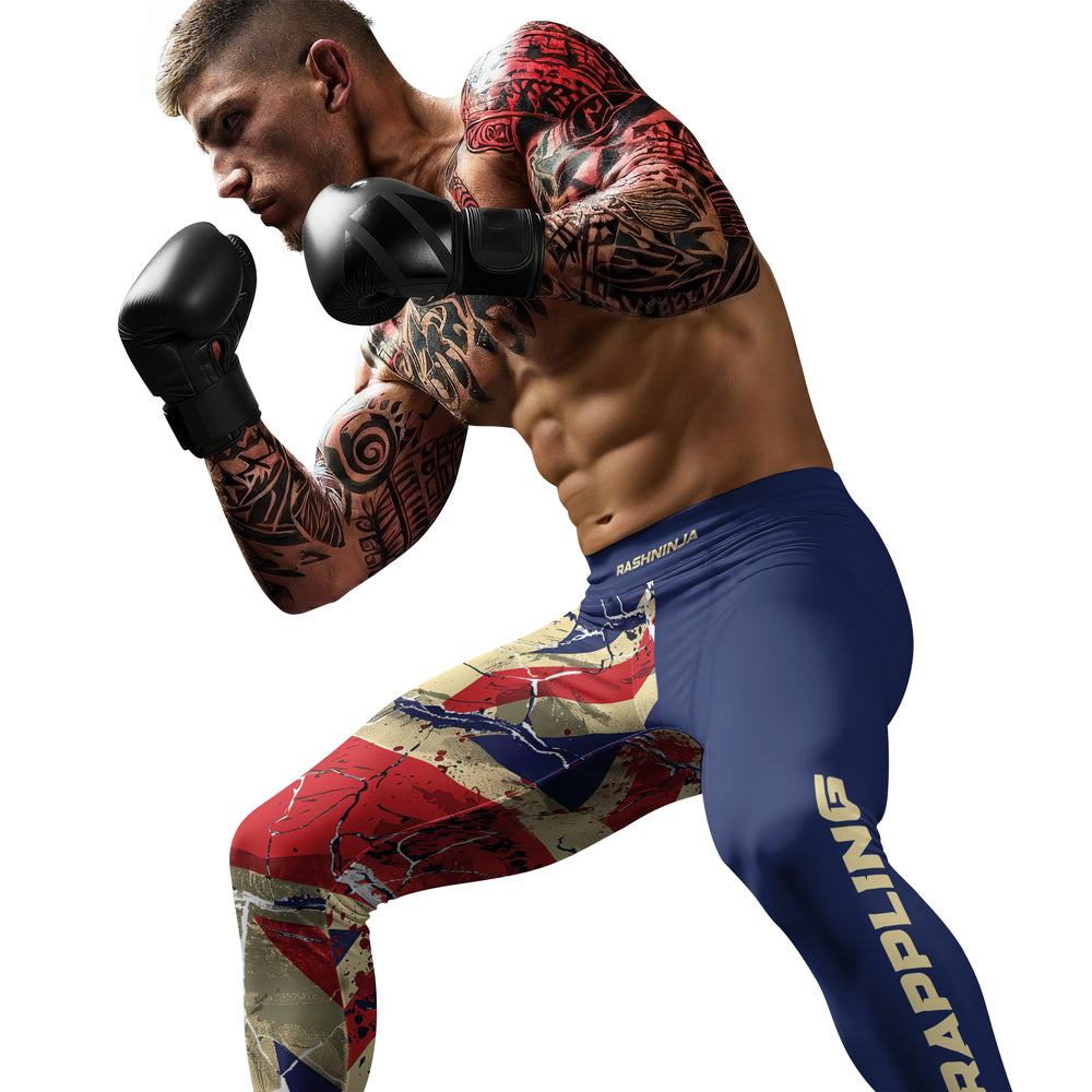 Rashninja Patriot United Kingdom Flag Men's Spats