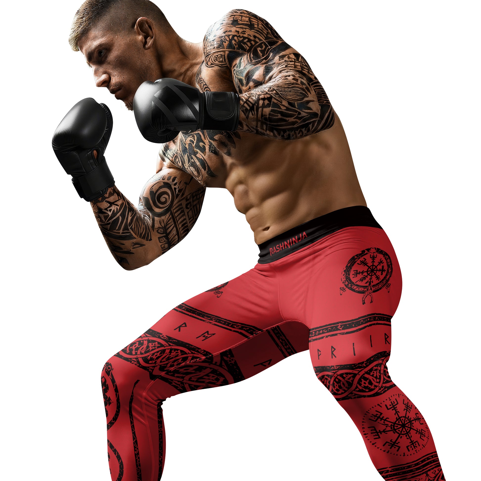 Rashninja Yggdrasil Bear Viking Men's Spats