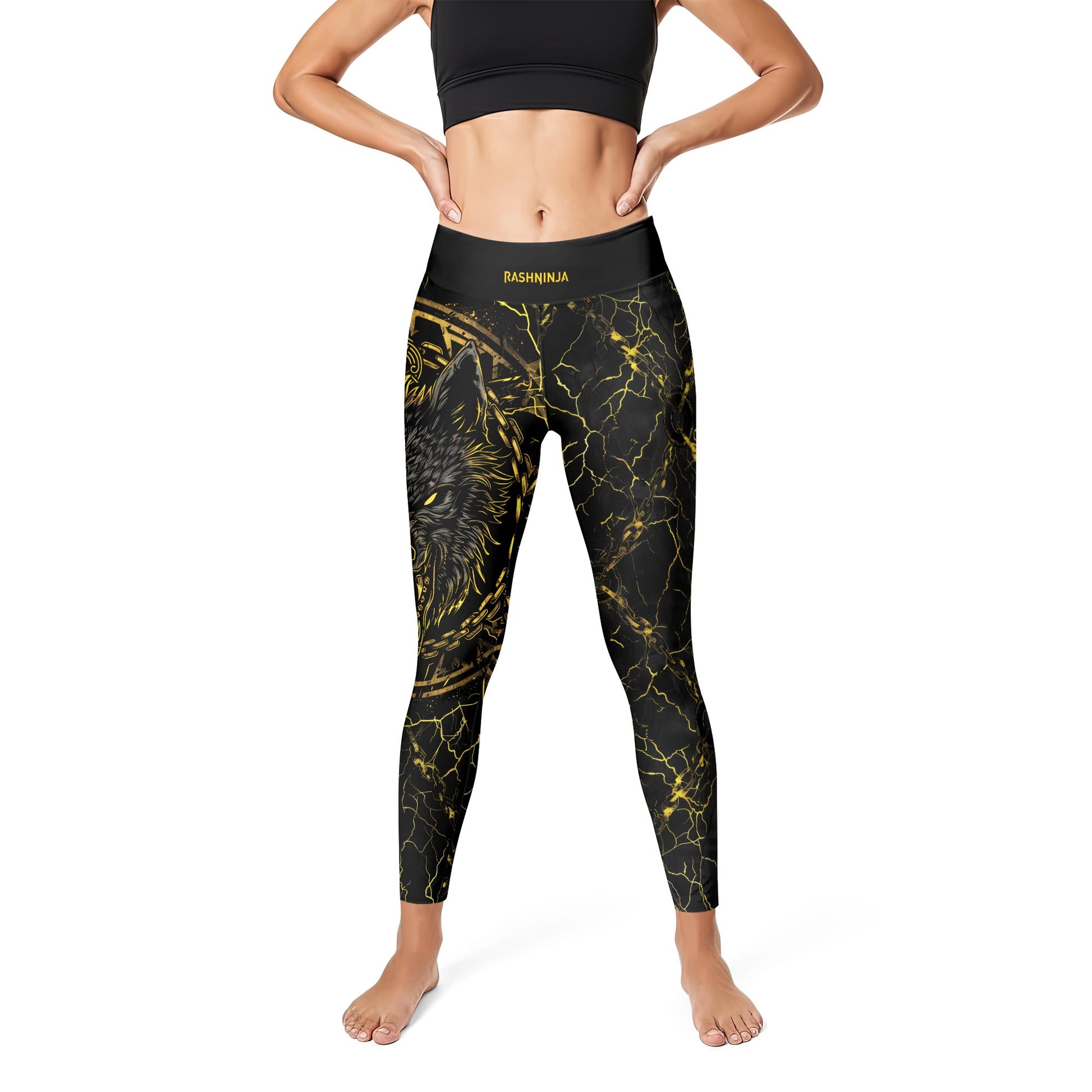 Rashninja Viking Fenrir Wol Women's Leggings