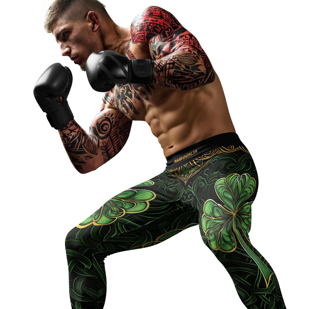 Rashninja Irish Celtic Clover Men's Spats – St. Patrick's Day Edition