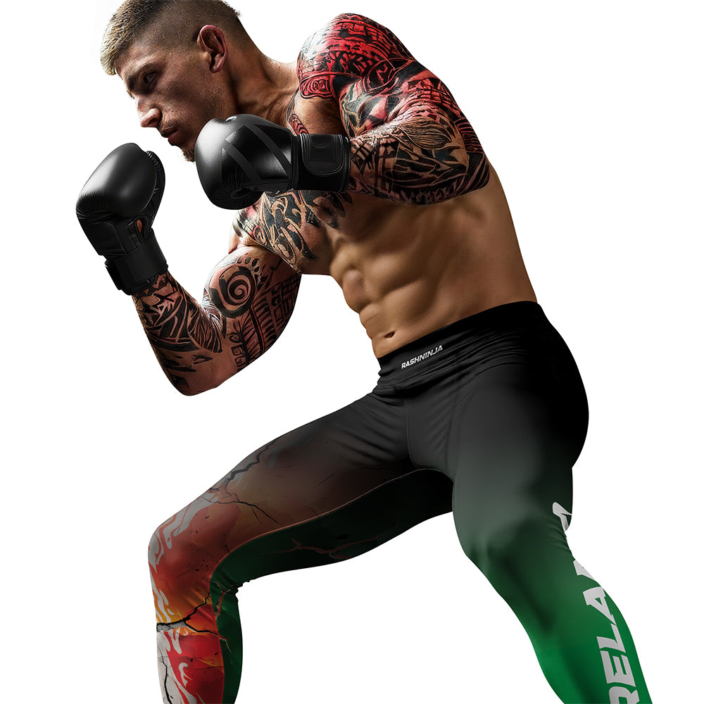 Rashninja Patriot Mexico Flag Men's Spats