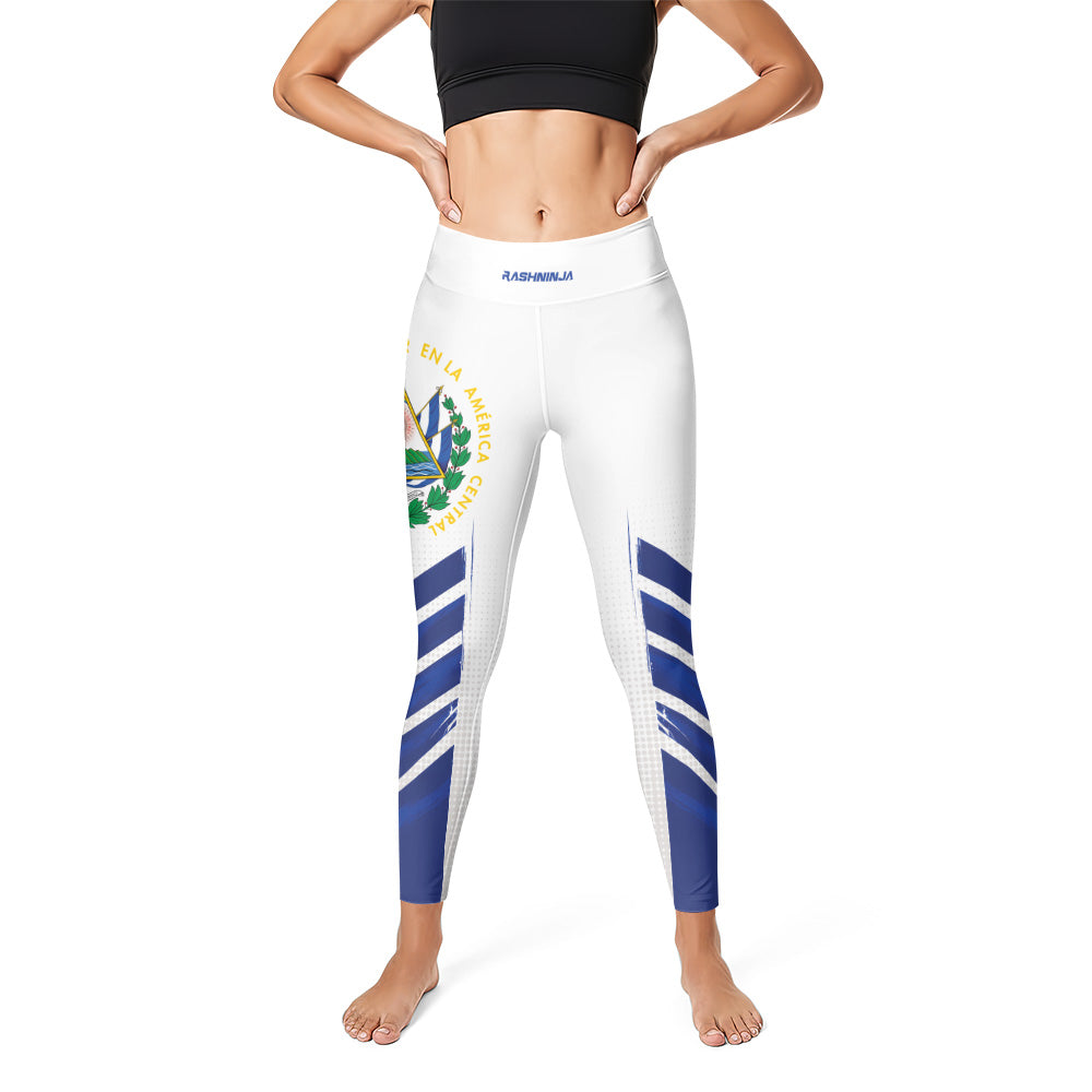 Rashninja Patriot El Salvador Flag Women's Leggings
