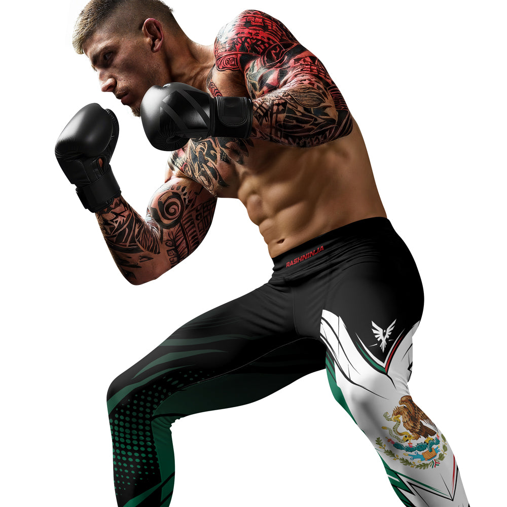 Rashninja Patriot Mexico Flag Men's Spats