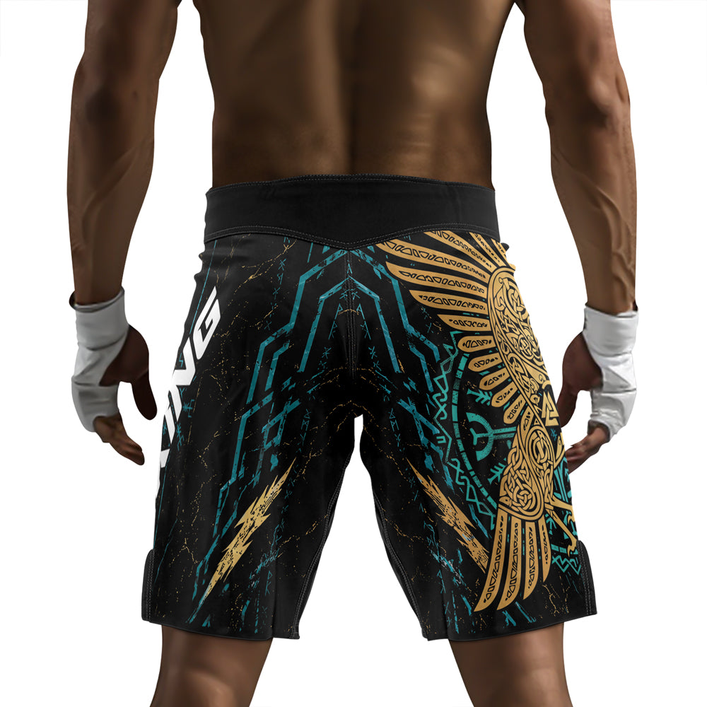 Rashninja Viking Raven Men's Fight Shorts