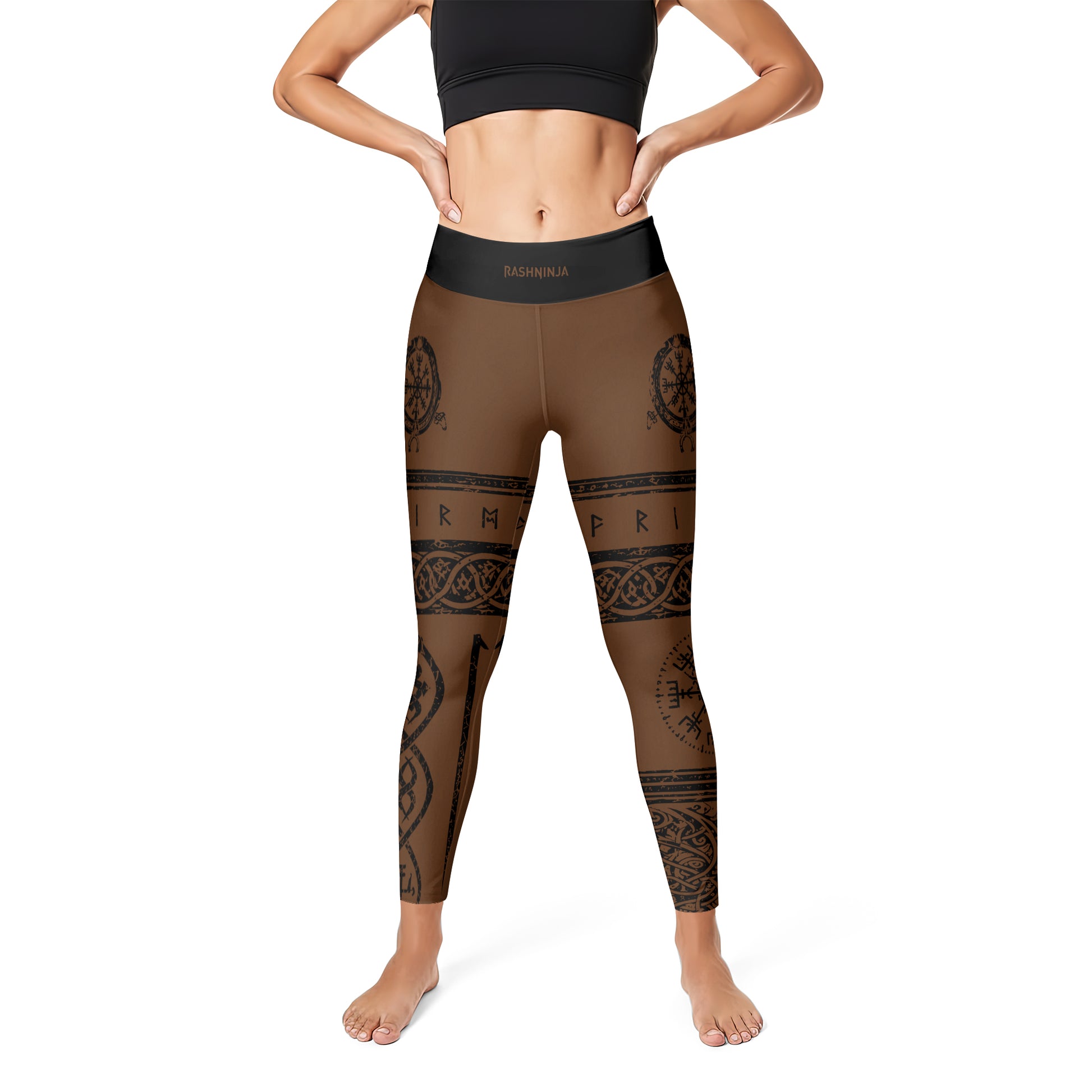 Rashninja Yggdrasil Bear Viking Women's Leggings