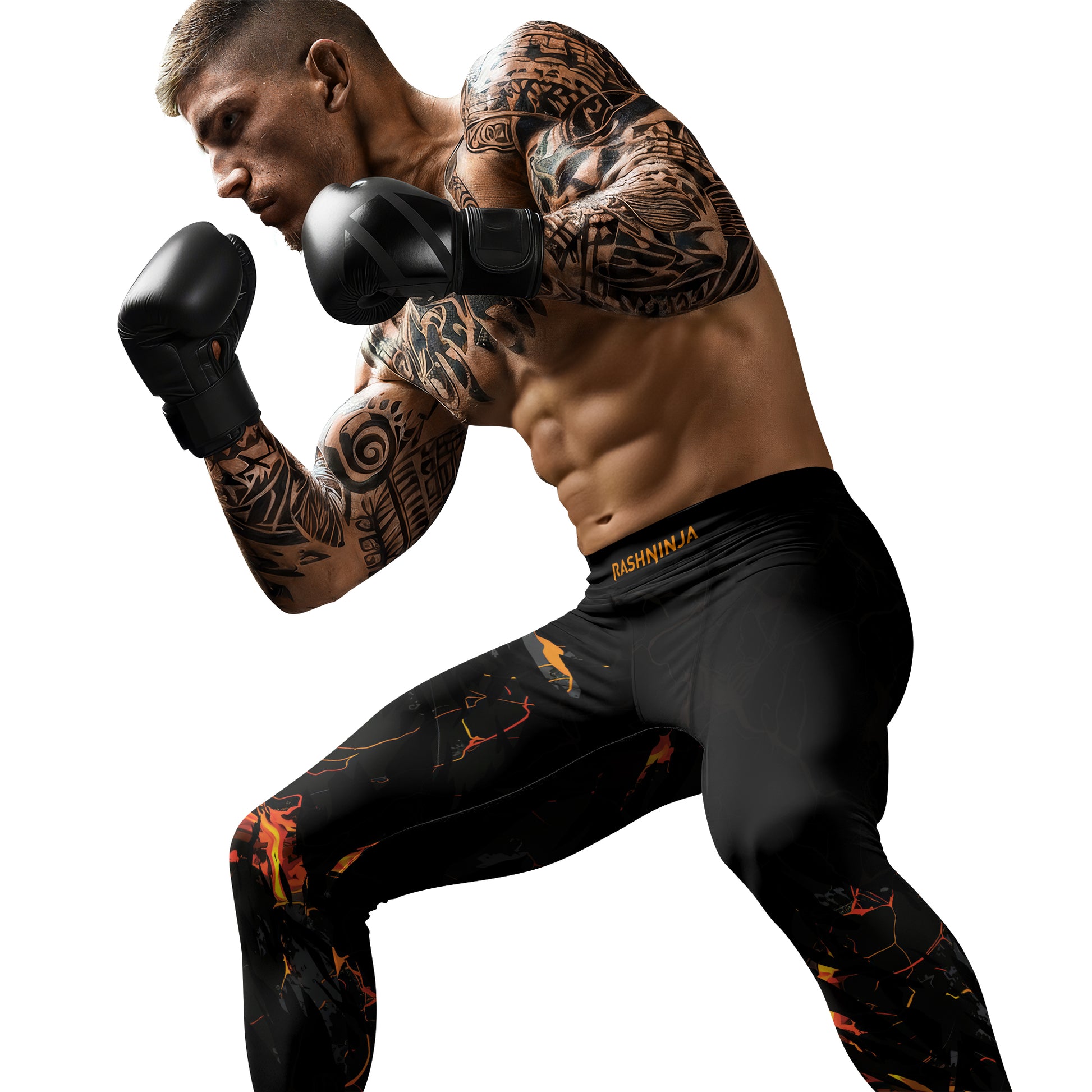 Rashninja Cyber Lava Men's Spats