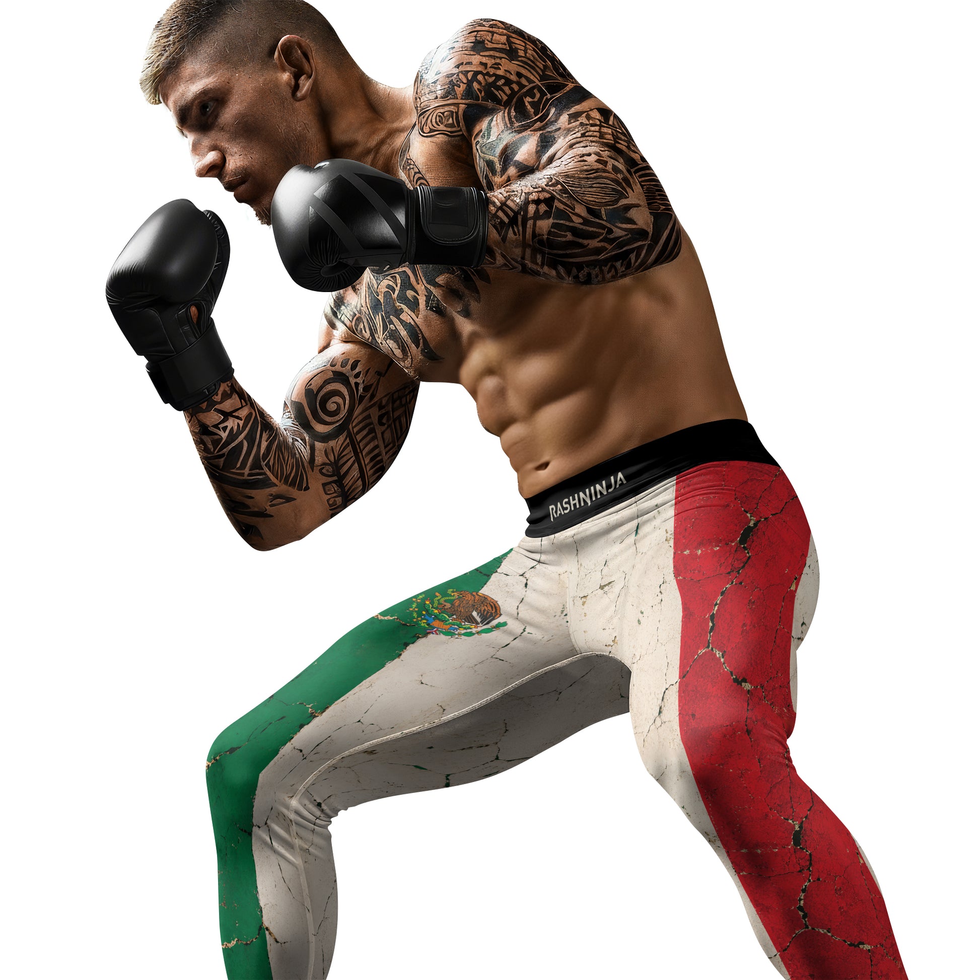 Rashninja Patriot Mexico Flag Men's Spats