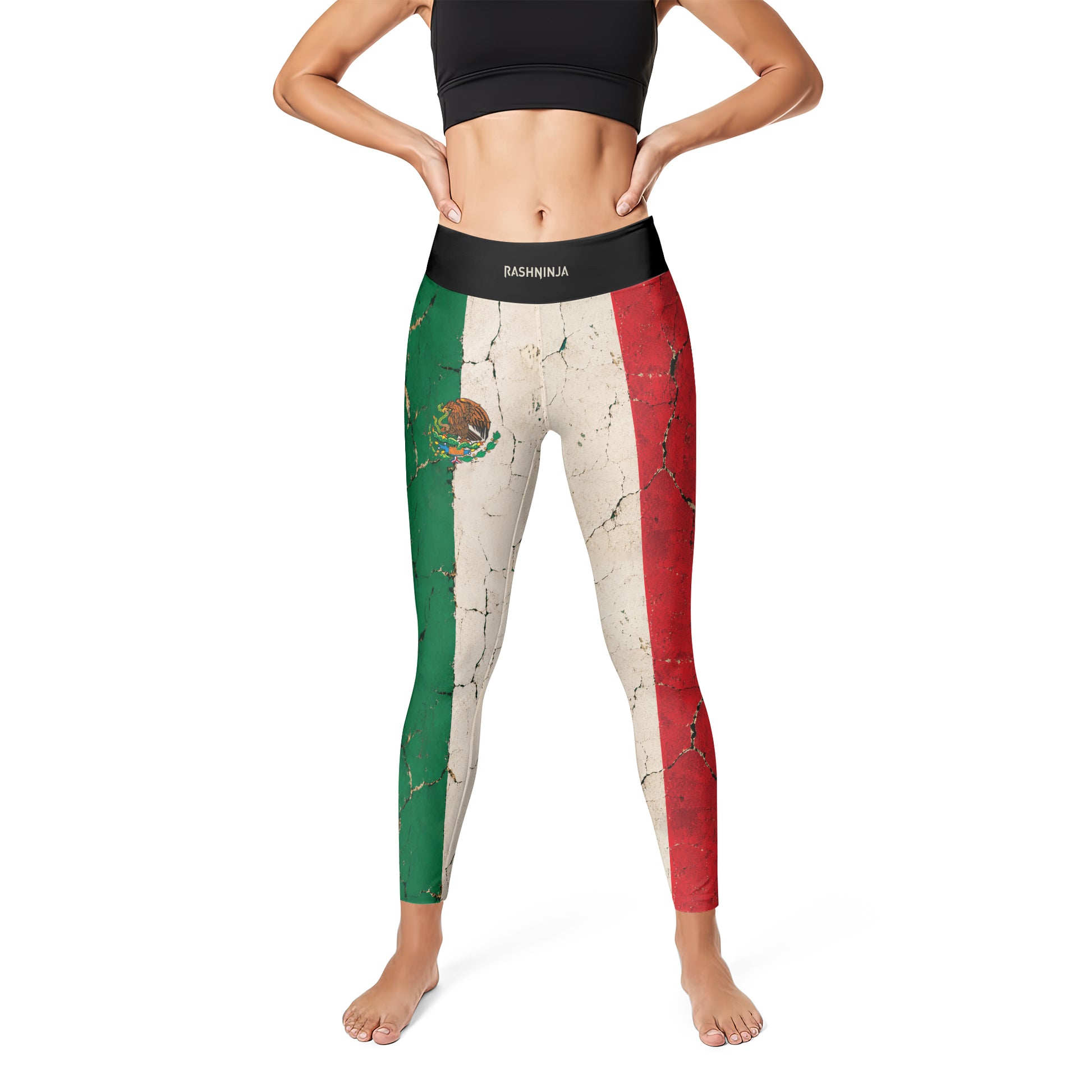 Rashninja Patriot Mexico Flag Women's Leggings