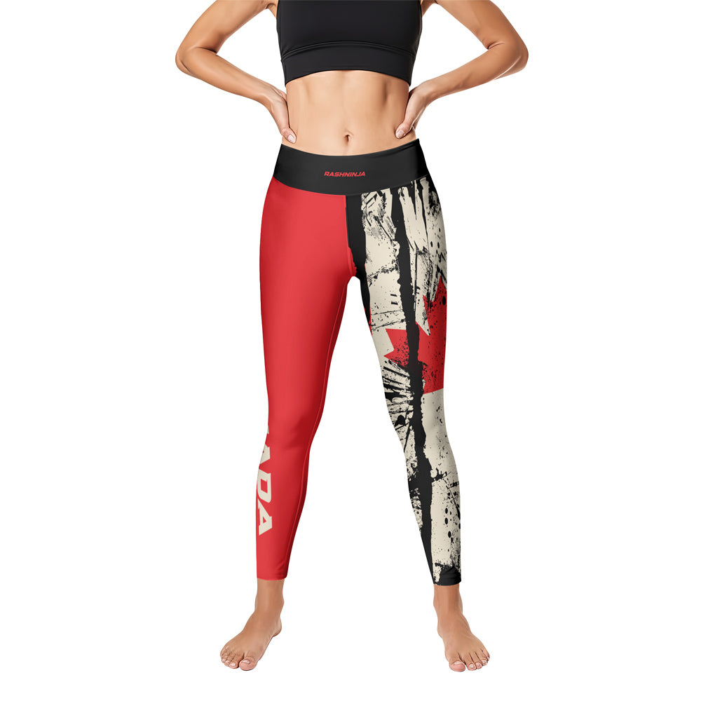 Rashninja Patriot Canada Flag Women's Leggings